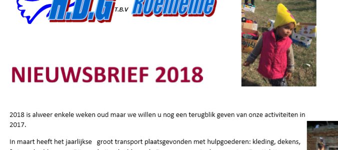 Nieuwsbrief 2018