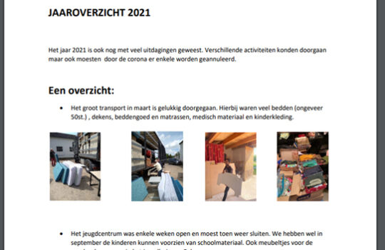 Nieuwsbrief 2021